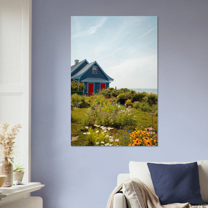 Kamouraska, l'été déborde — tirage aluminium 60 × 90 cm accroché au mur