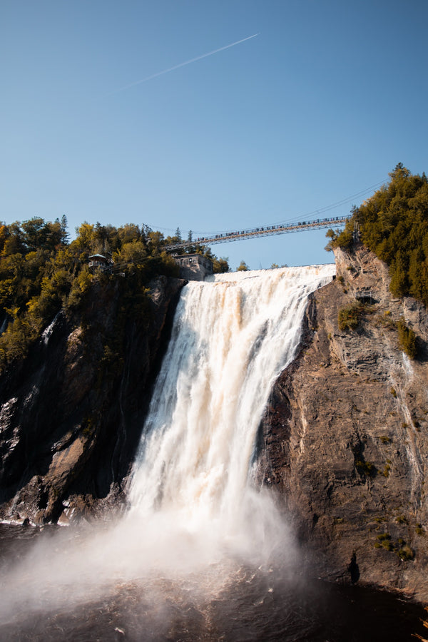 Chutes-Montmorency, la force du vide — tirage photographique Luw Editions
