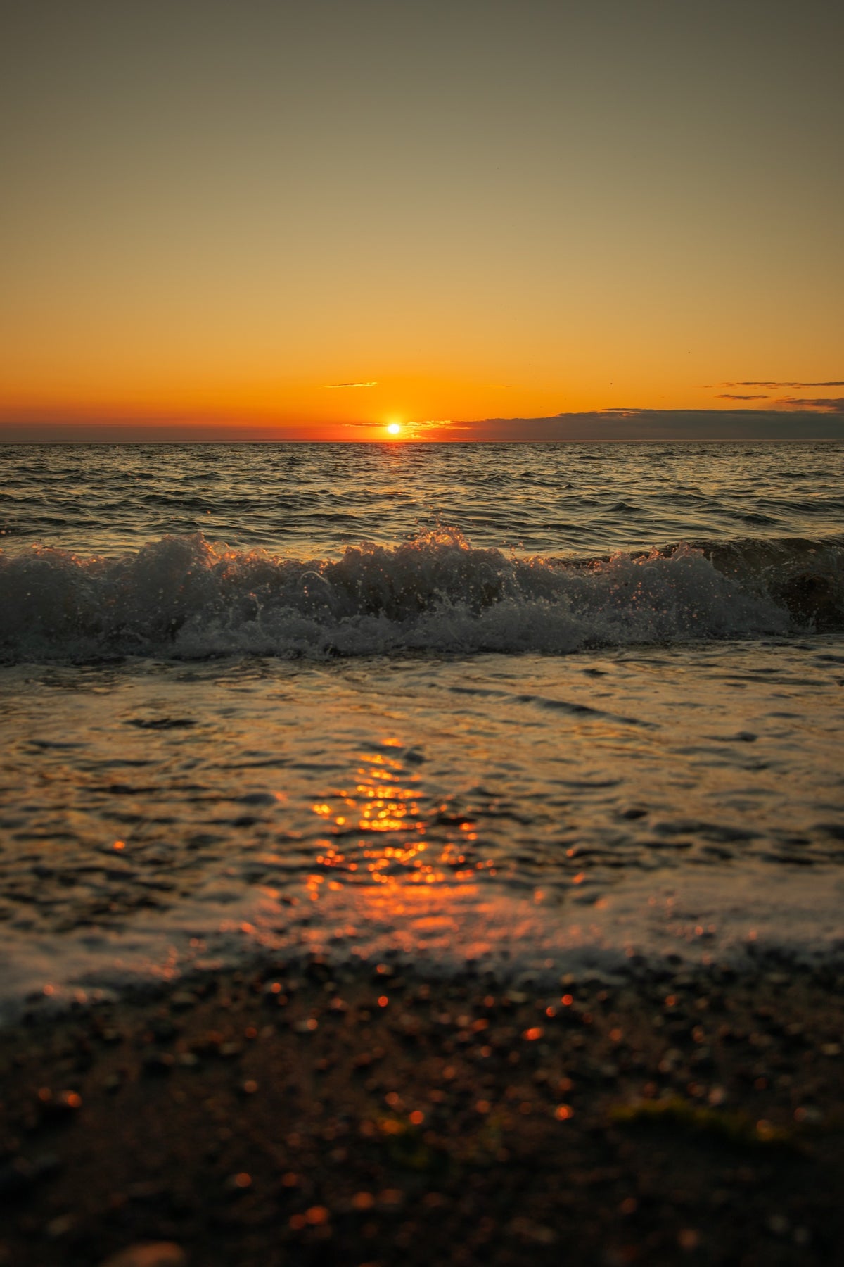 Rimouski, le fleuve en feu — tirage photographique Luw Editions