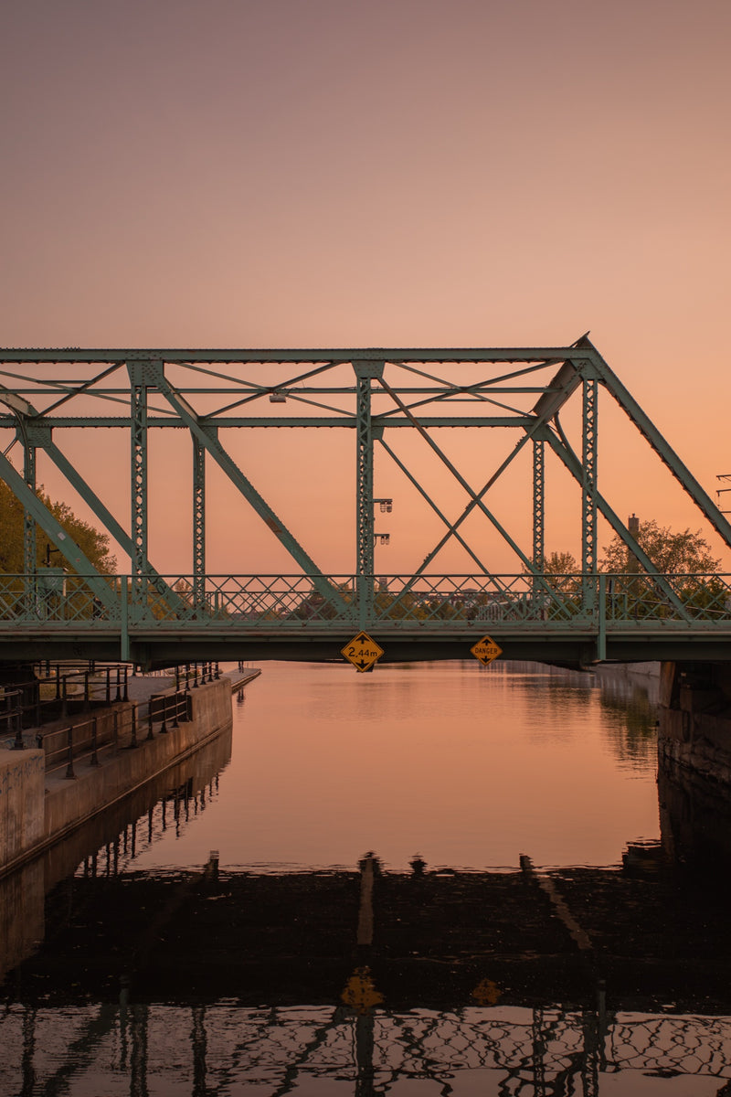Lachine, le canal au crépuscule — tirage photographique Luw Editions